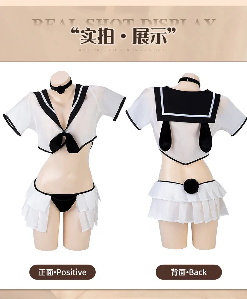 Cute & Naughty Schoolgirl Uniform Cosplay