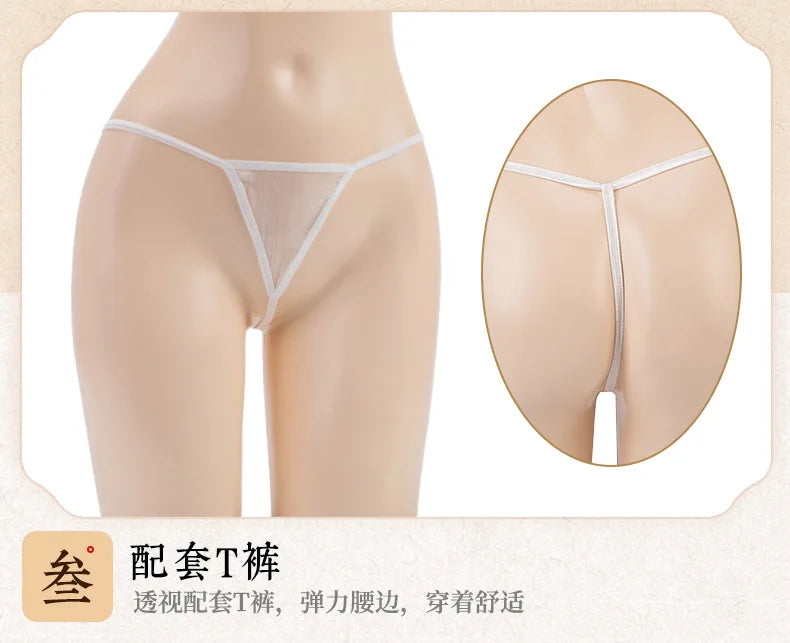 Erotic Traditional Chi Pao Dress Lace Uniform