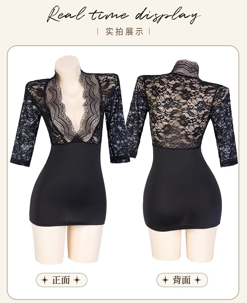 Elegant & Sexy Secretary Roleplay Costume