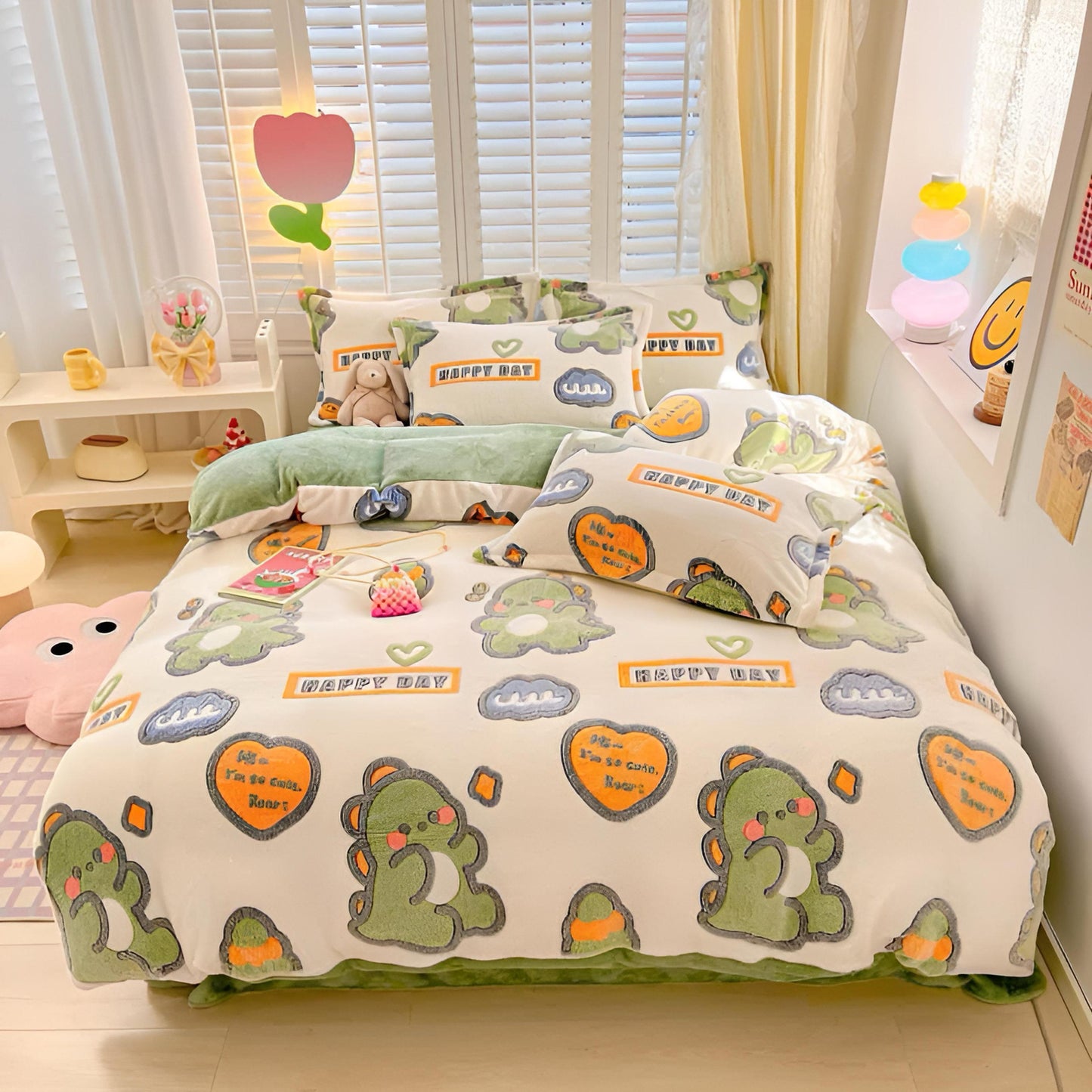Bed Sheet Set - Cute and Adorable (4 Piece)