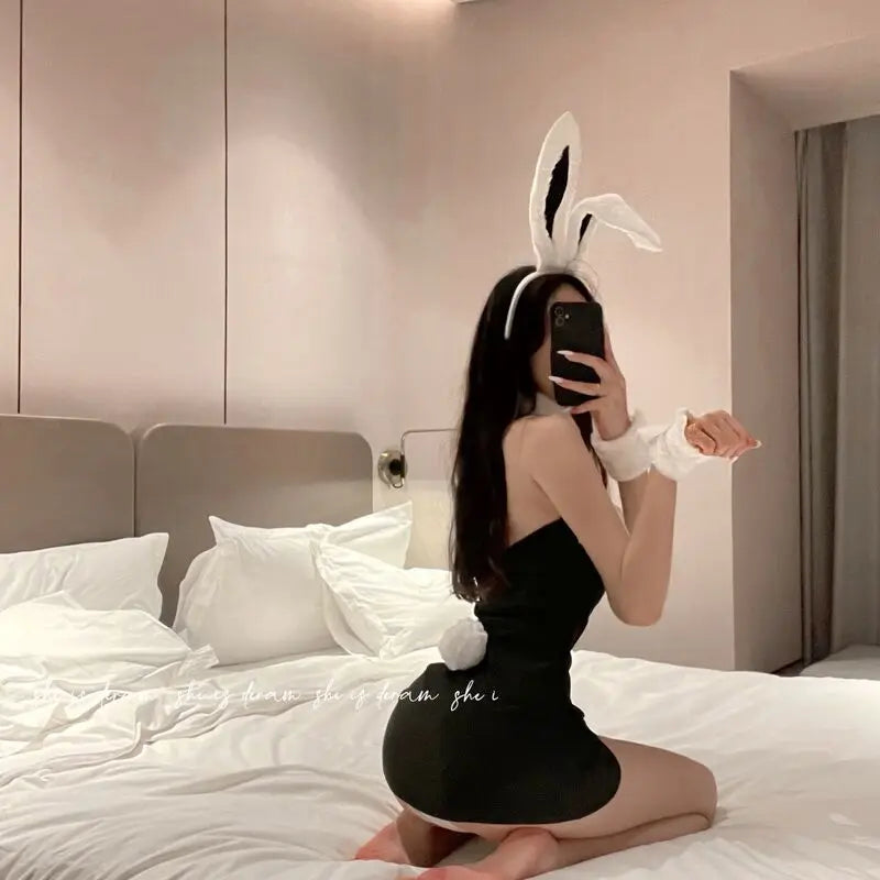 Sexy Nightdress Bunny Girl Cosplay Outfit