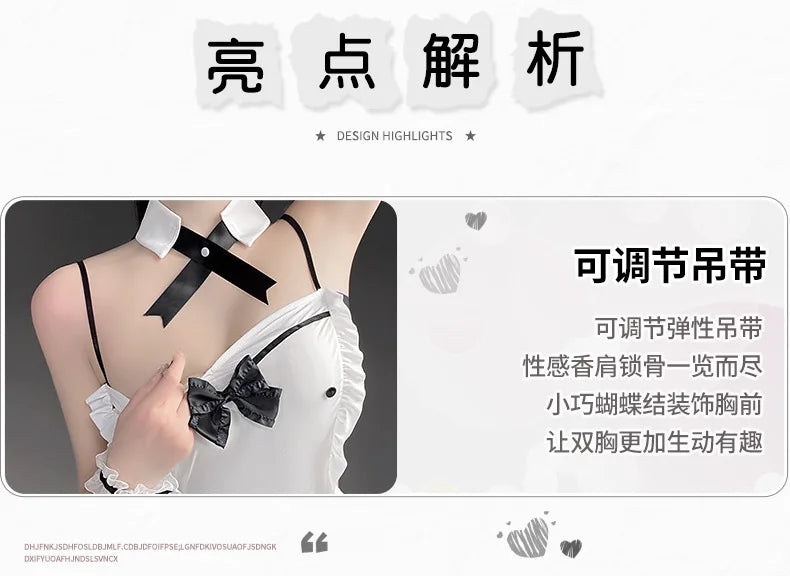 Lolita Maid Girl Apron Sexy Nightdress