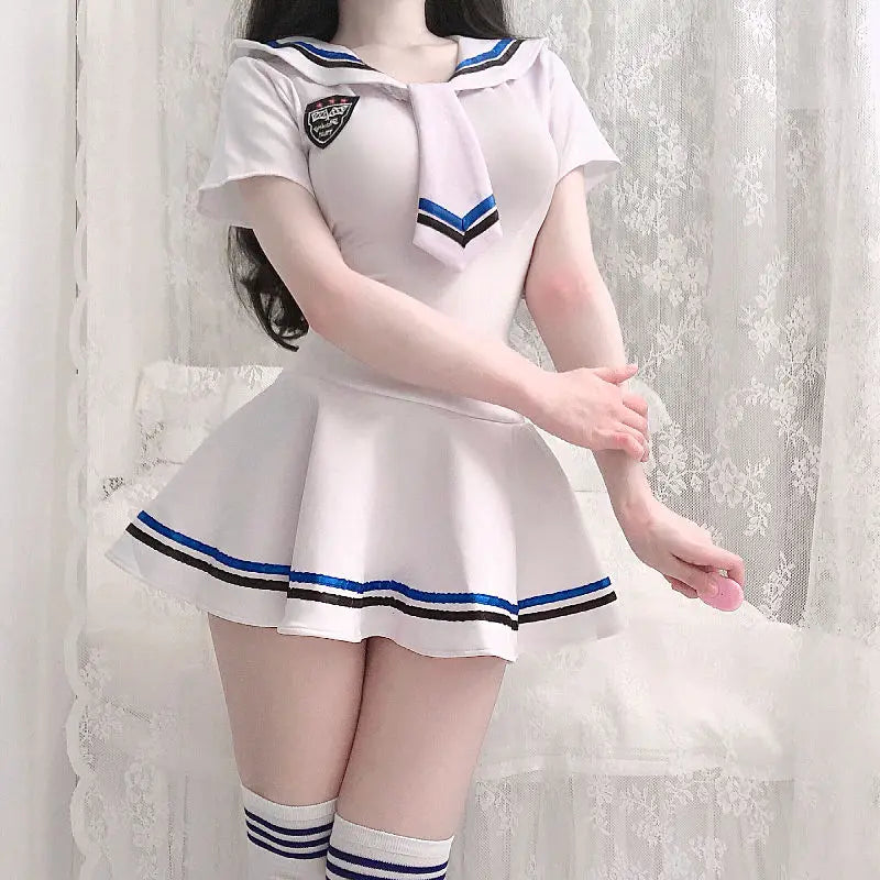 Japanese Sweet College Style Erotic Outfit