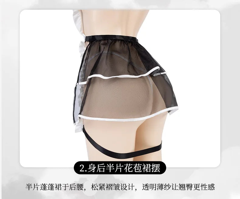 Lolita Maid Girl Apron Sexy Nightdress