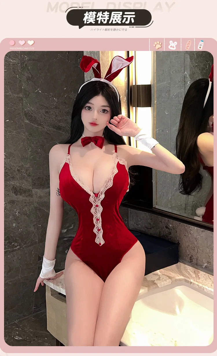 Sexy Bunny Girl Dress (Deep V Design)