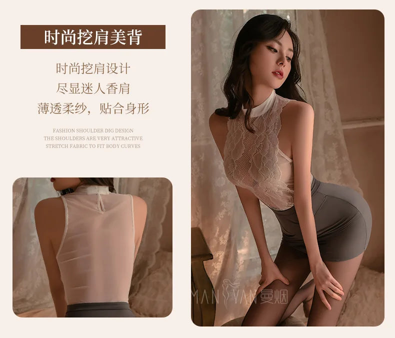 Seductive Secretary Uniform