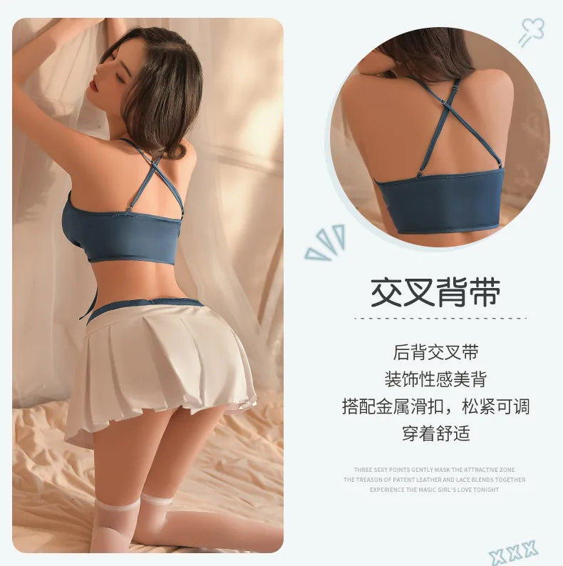 Sexy Bandage Miniskirt Cosplay (Navy Sailor Set Charm)