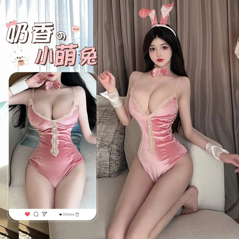 Sexy Bunny Girl Dress (Deep V Design)