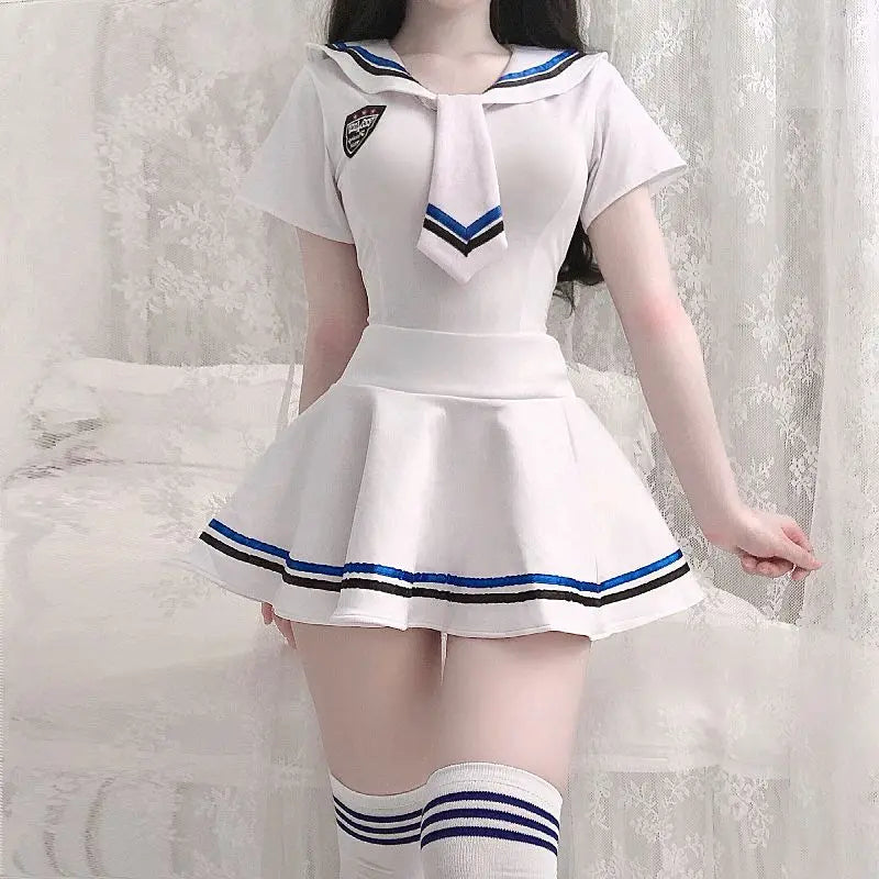 Japanese Sweet College Style Erotic Outfit