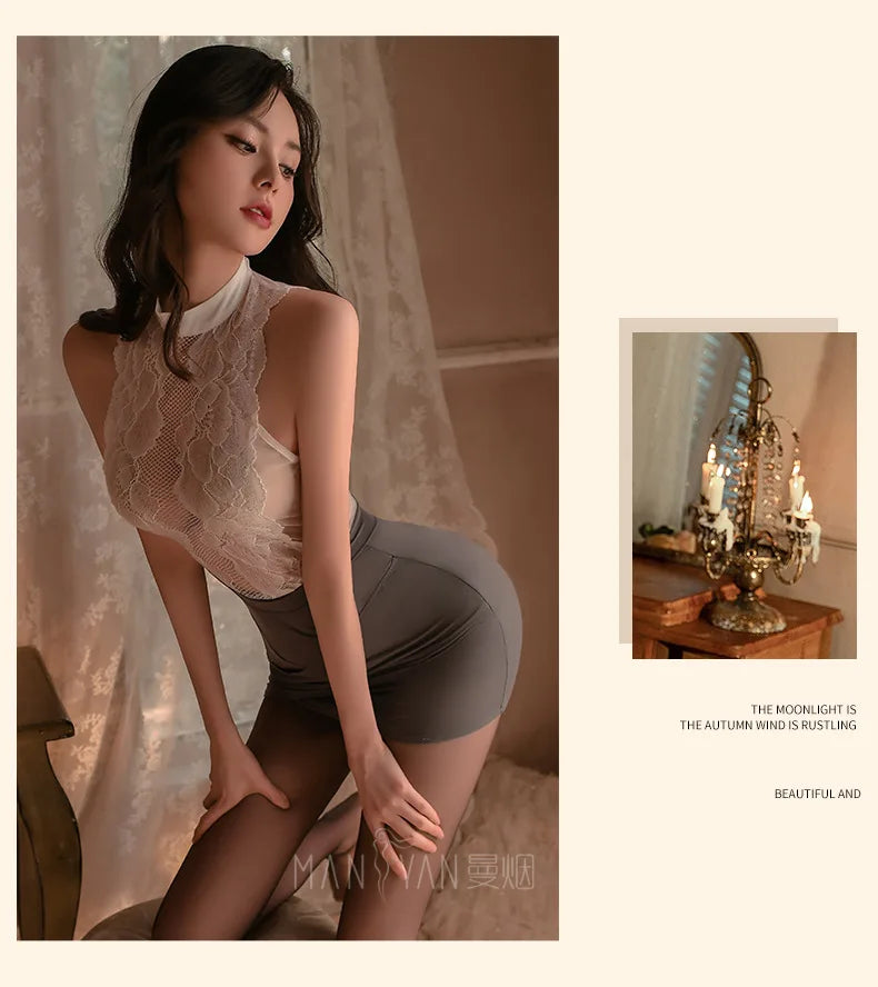 Seductive Secretary Uniform