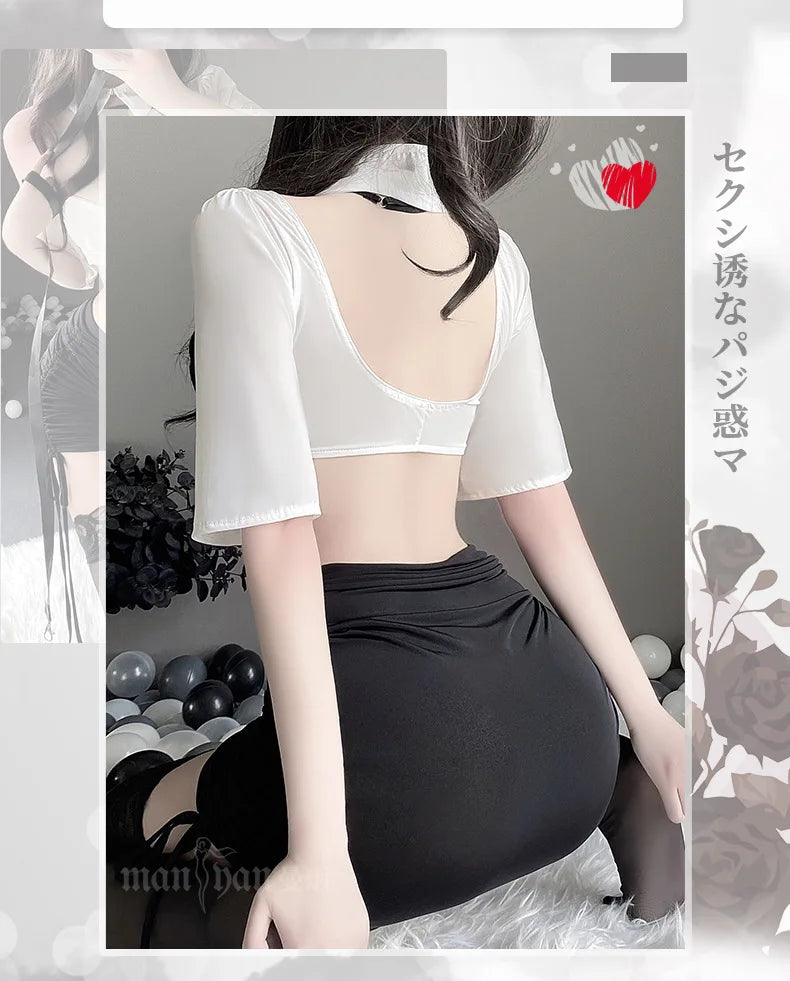 Sexy Miss Secretary Exotic Uniform Cosplay