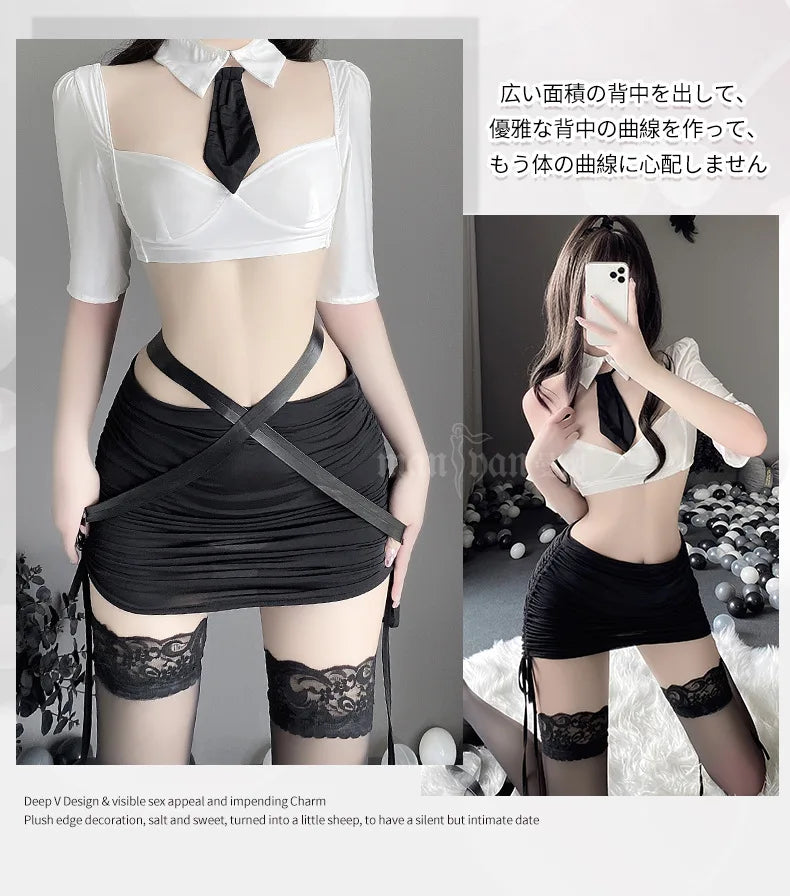 Sexy Miss Secretary Exotic Uniform Cosplay