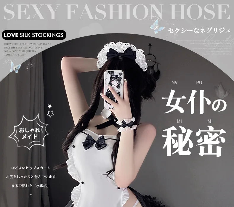Lolita Maid Girl Apron Sexy Nightdress