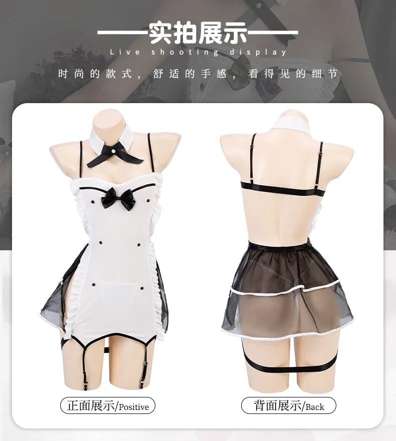 Lolita Maid Girl Apron Sexy Nightdress