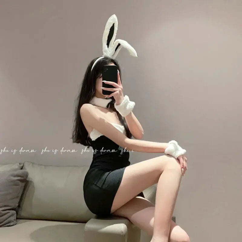 Sexy Nightdress Bunny Girl Cosplay Outfit