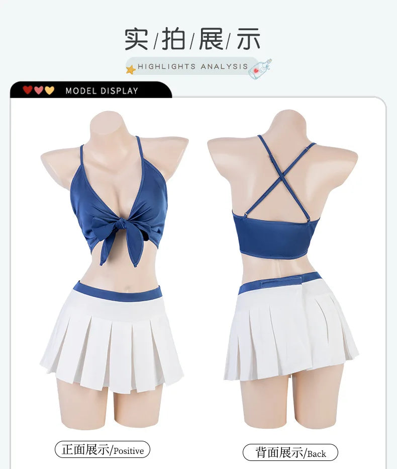 Sexy Bandage Miniskirt Cosplay (Navy Sailor Set Charm)