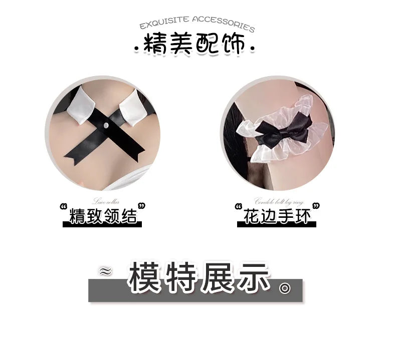 Lolita Maid Girl Apron Sexy Nightdress