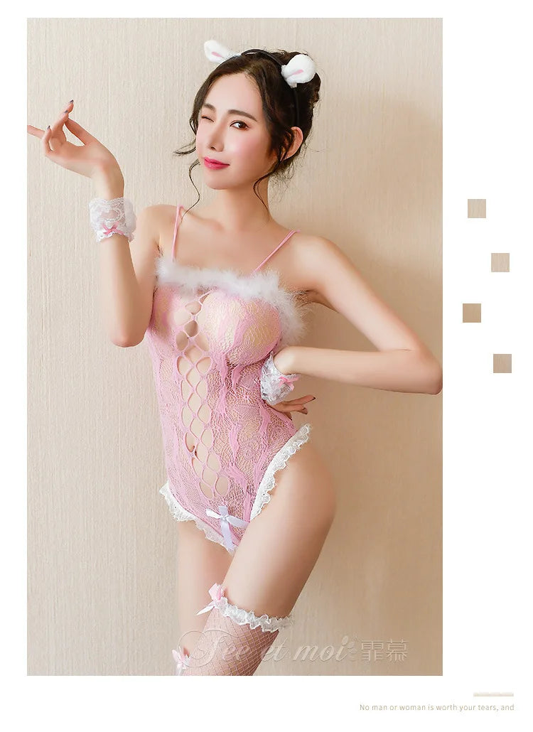 Sexy Cat See-through Costume