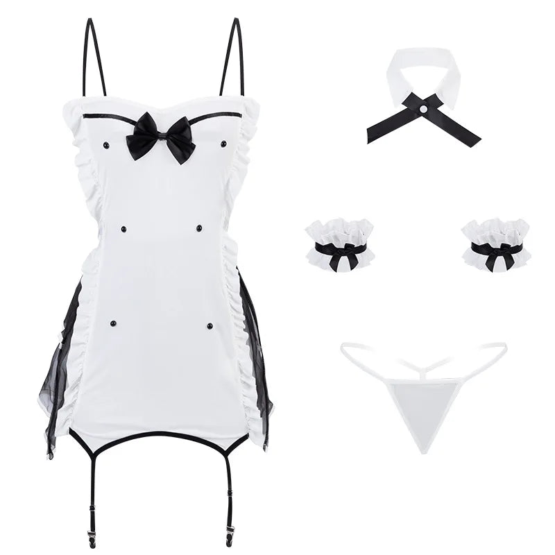 Lolita Maid Girl Apron Sexy Nightdress